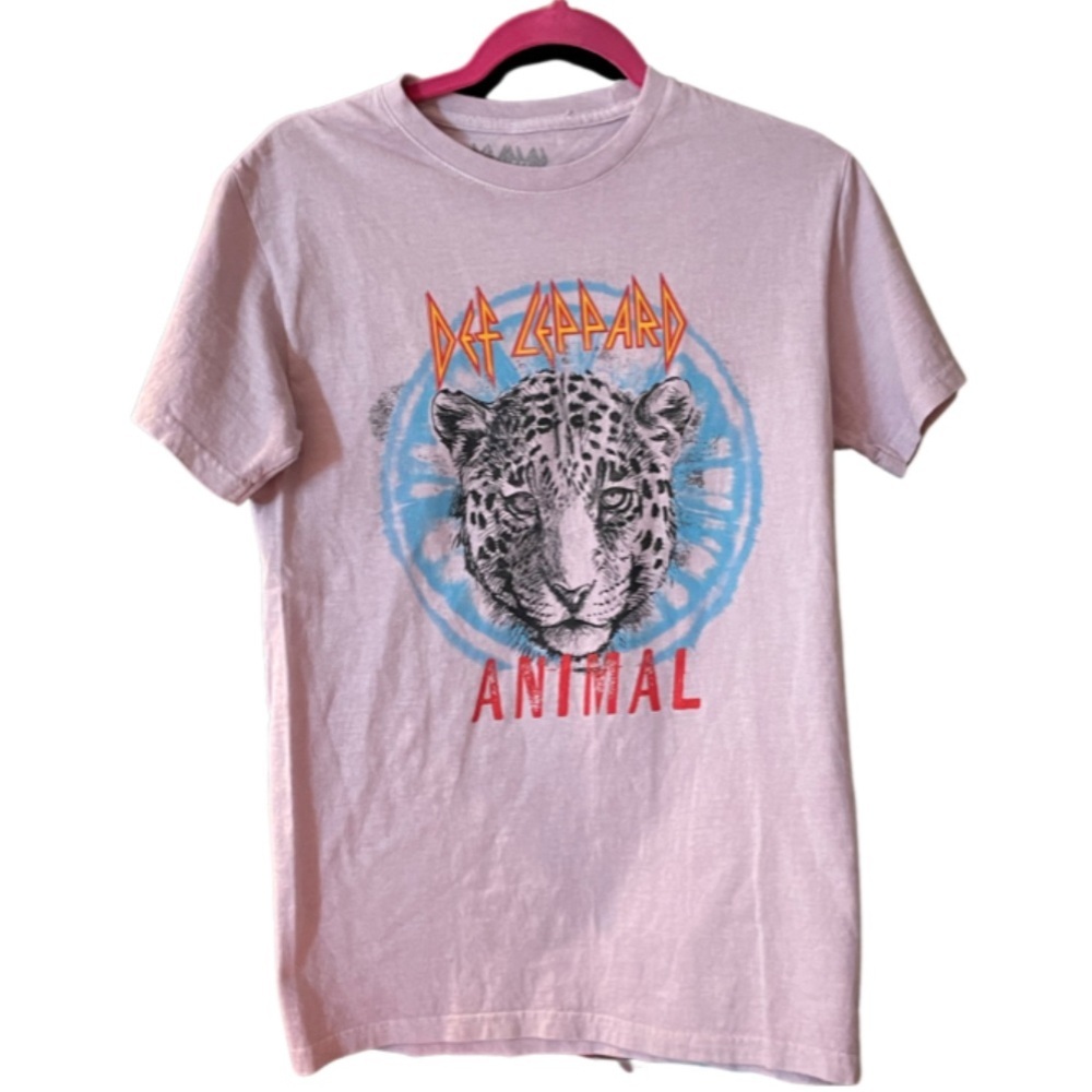 Def Leppard Animal Leopard Size S/P Tee Shirt NWOTS